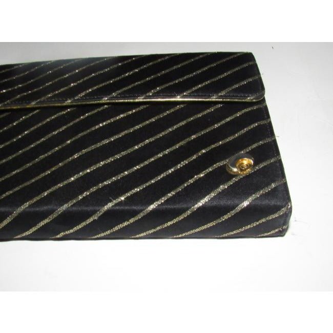 Gucci Vintage Two Way Evening Purse Black Leather Shoulder Bag | AlmaBagz