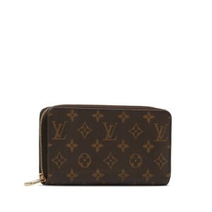 Louis Vuitton Monogram Jeep Wallet Round  Long Wallet M41895 Brown Fushai PVC Leather Ladies Louis Vuitton | AlmaBagz
