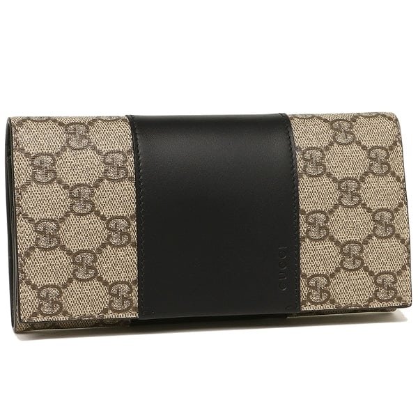 Gucci Continental Flap Wallet in Canvas with Leather Trim | AlmaBagz