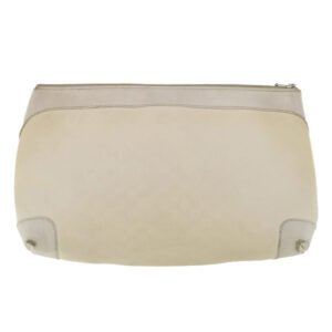 GUCCI Micro GG Canvas Clutch Bag White 014.904.0597  fm1931 | AlmaBagz