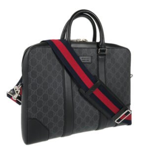GUCCI GG Supreme 474135 Briefcase | AlmaBagz