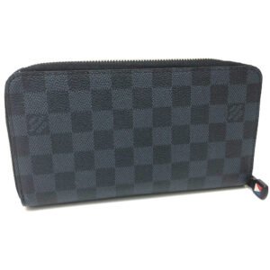 LOUIS VUITTON Long Wallet Purse N64013 Damier Cobalt Canvas Navy type America's Cup 2017 Limited Zippy Organizer mens Used | AlmaBagz