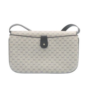 GUCCI Micro GG Canvas Shoulder Bag Navy  am1865g | AlmaBagz