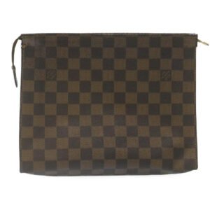 LOUIS VUITTON Damier Ebene Poche Toilette 26 Pouch N47543 LV Auth am2290g | AlmaBagz