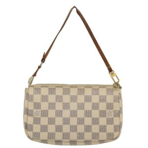 LOUIS VUITTON Damier Azur Mini Pochette Accessoires Pouch N58010 LV am2423g | AlmaBagz