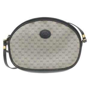 GUCCI Micro small GG Canvas Shoulder Bag PVC Leather Blue  am286g | AlmaBagz