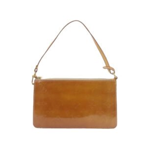 LOUIS VUITTON Monogram Vernis Lexington Pouch Beige M91010 LV Auth am961g | AlmaBagz
