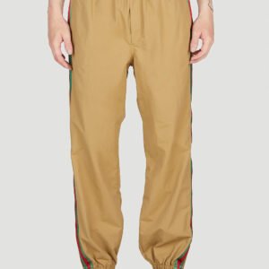 Gucci Men Web Stripe Track Pants | AlmaBagz