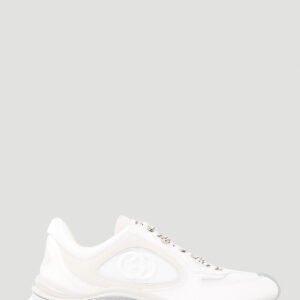 Gucci Men Suede Run Logo Embossed Sneakers | AlmaBagz