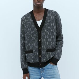 Gucci Men Wool Cashmere Hooded Sweater | AlmaBagz