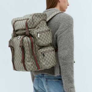 Gucci Men Gg Large Backpack | AlmaBagz
