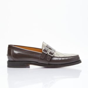 Gucci Men Gg Buckle Loafers | AlmaBagz