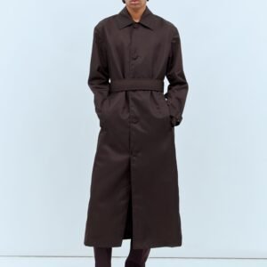 Gucci Men Gabardine Coat | AlmaBagz