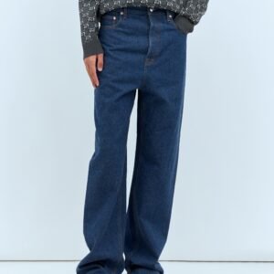 Gucci Men Baggy Flared Jeans | AlmaBagz