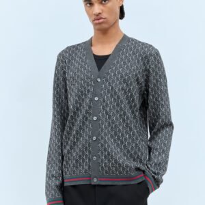 Gucci Men Gg Shadow Cardigan | AlmaBagz