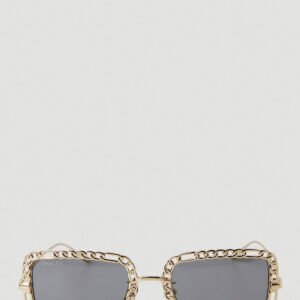 Gucci Women Chain Frame Sunglasses | AlmaBagz