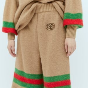 Gucci Women Interlocking Gg Wool Mohair Bermuda Shorts | AlmaBagz