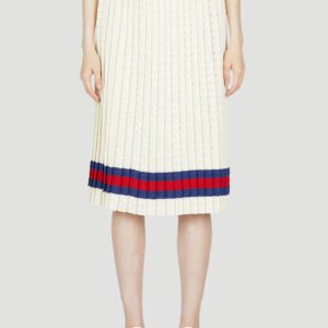 Gucci Women G Rhombus Knit Skirt | AlmaBagz