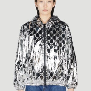 Gucci Women Gg Embossed Bomber Jacket | AlmaBagz