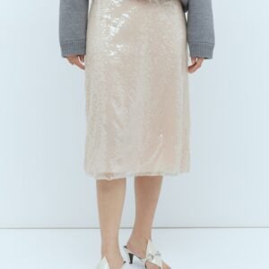 Gucci Women Sequin-Embroidered Tulle Skirt | AlmaBagz