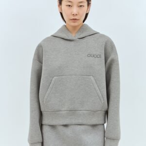 Gucci Women Jersey Hooded Sweatshirt | AlmaBagz