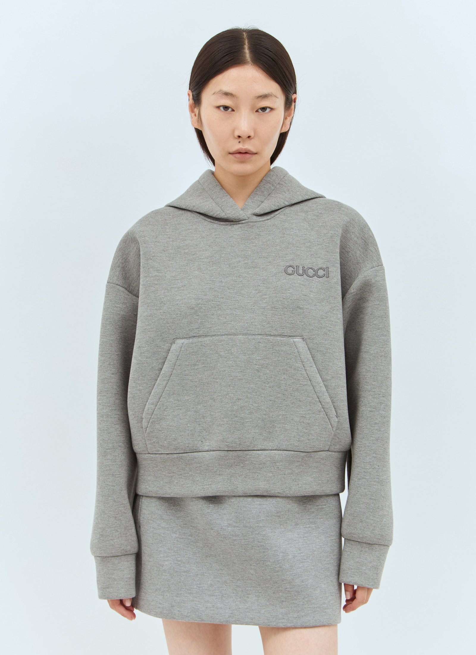 Gucci Women Jersey Hooded Sweatshirt | AlmaBagz
