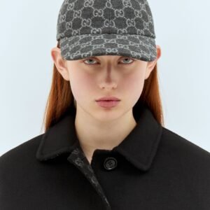 Gucci Women Gg Flannel Baseball Cap | AlmaBagz