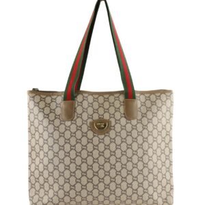 Gucci Bag Plus Beige Canvas Tote | AlmaBagz