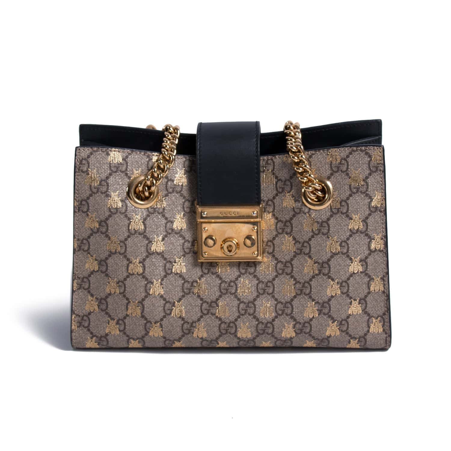 Gucci Bee Padlock Shoulder Bag | AlmaBagz