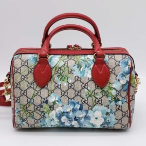 Gucci Blooms Boston Canvas Crossbody Bag | AlmaBagz