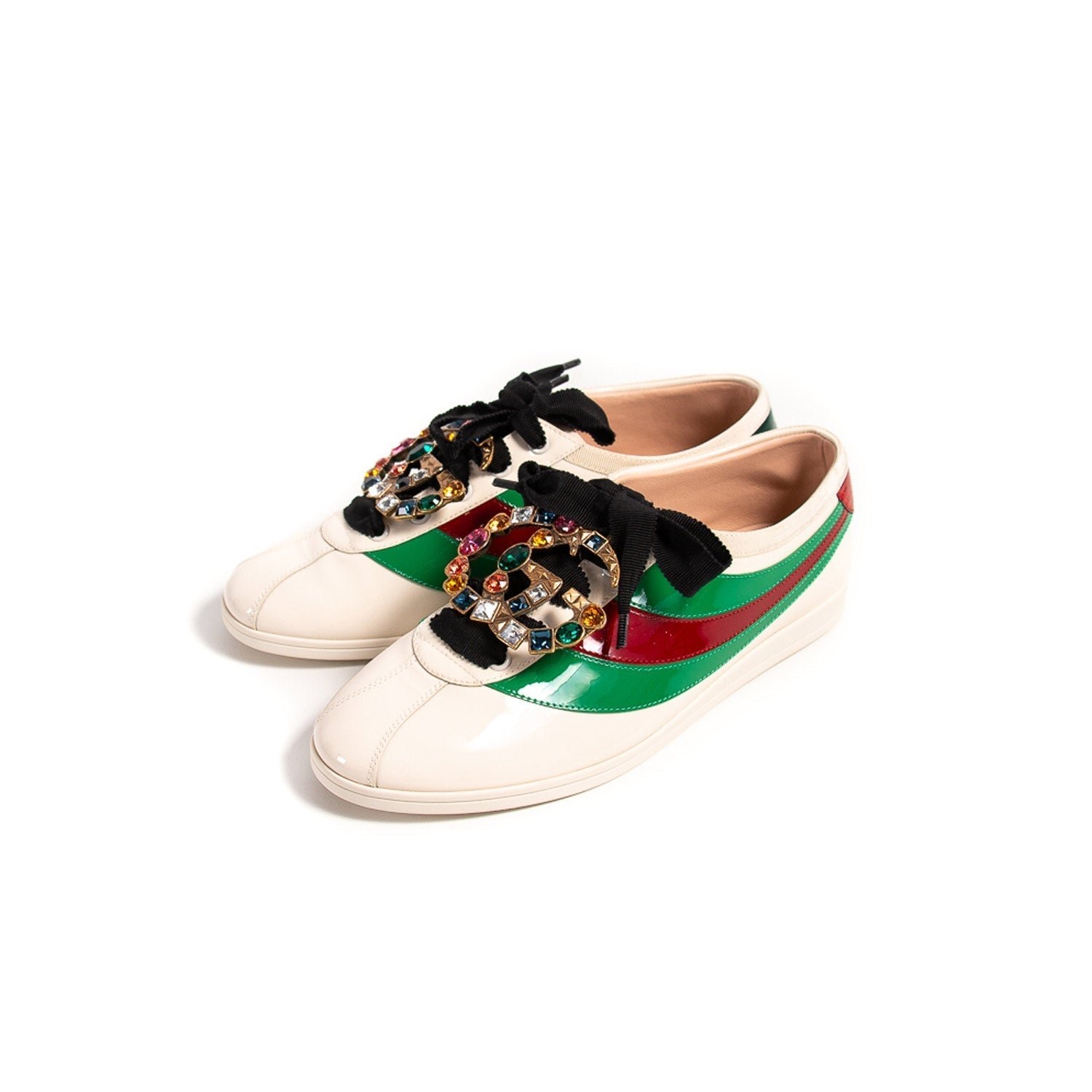 Gucci Falacer Web Sneakers | AlmaBagz