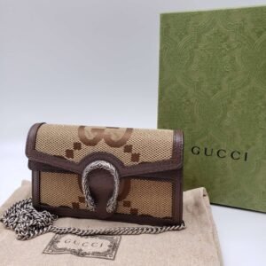 Gucci GG Dionysus Supermini Wallet on Chain Crossbody Bag | AlmaBagz