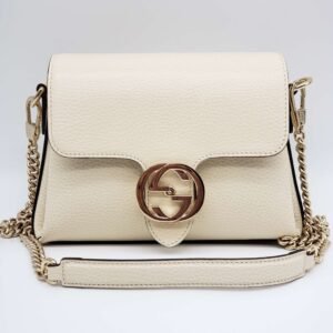 Gucci GG Interlocking Small Shoulder Bag | AlmaBagz