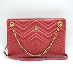 Gucci GG Marmont Quilted Clutch Shoulder Bag | AlmaBagz