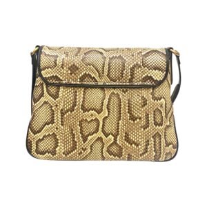 Gucci GG Neutral Python Printed Leather Shoulder Bag 648933 | AlmaBagz