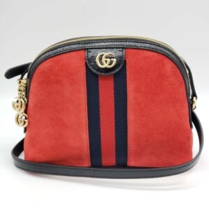 Gucci GG Ophidia GG Suede Leather Shoulder Bag | AlmaBagz