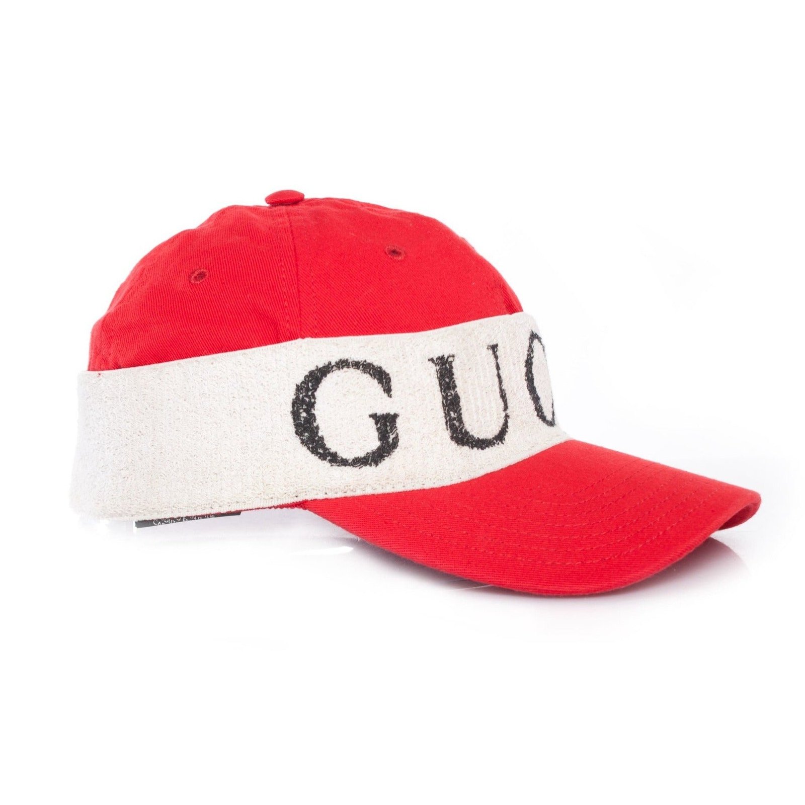 Gucci Wrap Baseball Hat with Headband in Red | AlmaBagz
