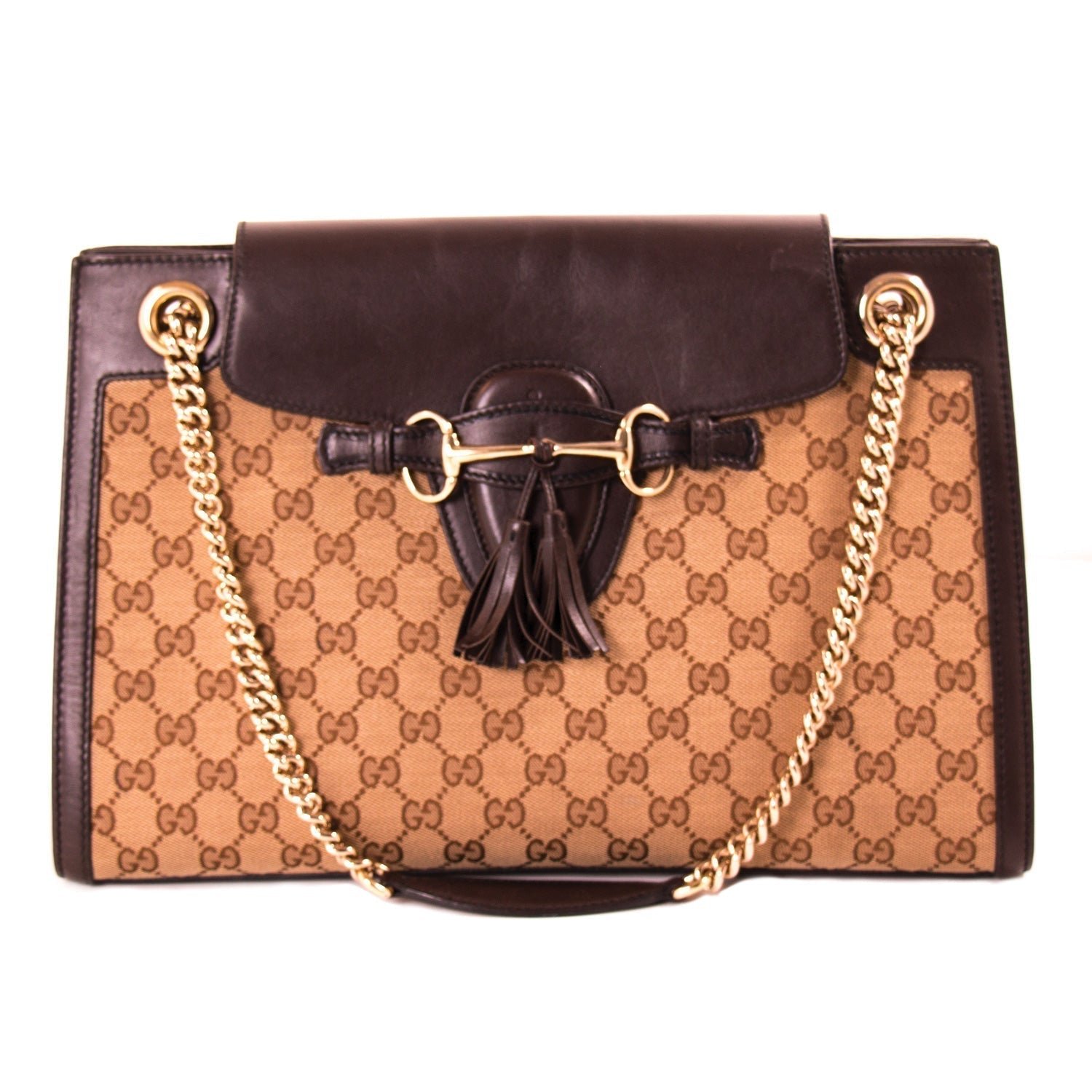 Gucci GG Canvas Emily Large Shoulder Bag | AlmaBagz