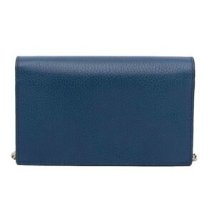 Gucci Logo Interlocking Calf Leather Small Bag in Blue | AlmaBagz
