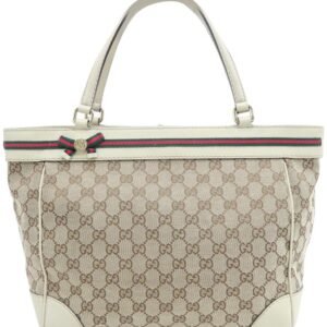 Gucci Mayfair Supreme Brown&tan Canvas Tote | AlmaBagz