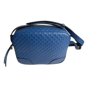 Gucci MicroGuccissima Camera Bag in Blue | AlmaBagz