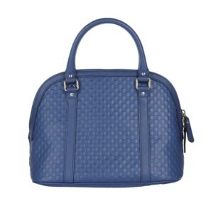 Gucci MicroGuccissima Small Top Handle Bag in Blue | AlmaBagz