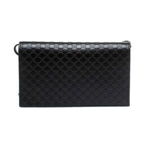 Gucci MicroGuccissima Wallet Bag in Black | AlmaBagz