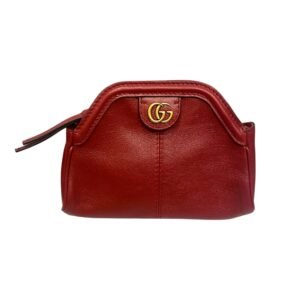 Gucci Rebelle Red Calf Leather Clutch Bag 517735 | AlmaBagz
