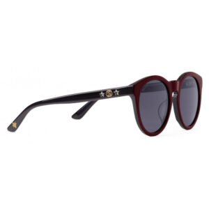 Gucci Round Frame GG Star Sunglasses in Red | AlmaBagz