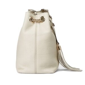 Gucci Soho GG Ivory Leather Chain Shoulder Bag 536196 | AlmaBagz