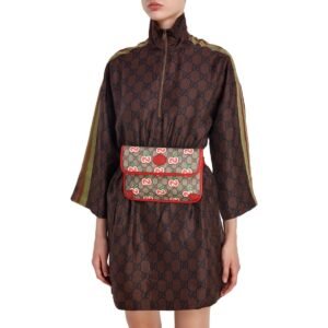 Gucci Supreme Canvas GG Apple Print Belt Bag 625233 | AlmaBagz