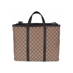 Gucci Unisex Brown Original GG Shopping Tote Handbag 449169 | AlmaBagz