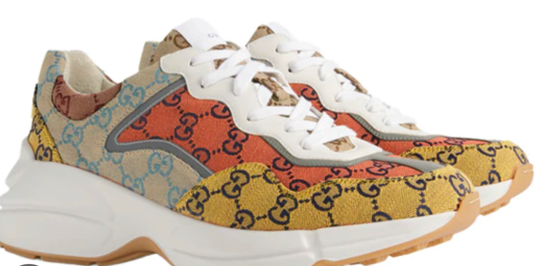 Gucci Rhyton GG Multicolor Canvas Sneakers | AlmaBagz