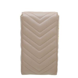 Gucci Dusty Pink GG Marmont Mini Chain Phone Pouch bag | AlmaBagz